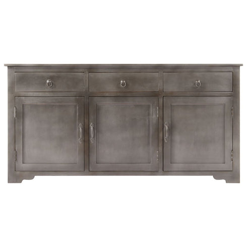 Rustika Rowe -  Sideboard Grey 160x40x80 cm Solid Mango Wood
